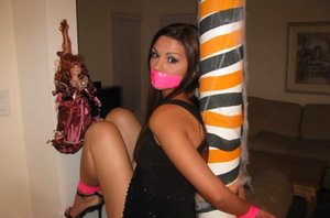 Black Fox Fetish invites you to browse their free pictures with randy chick in humilation session